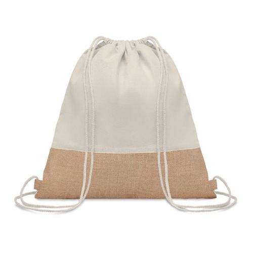 Cotton backpack with jute - Image 2