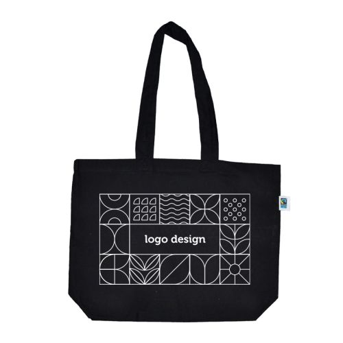 Big shopper black | Fairtrade - Image 1