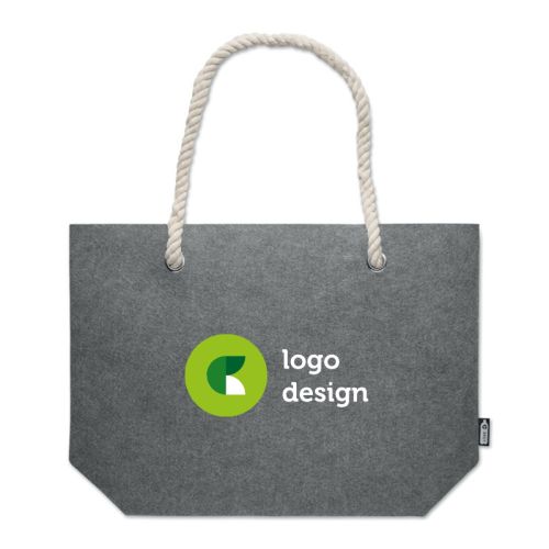 Beach bag RPET felt - Image 1