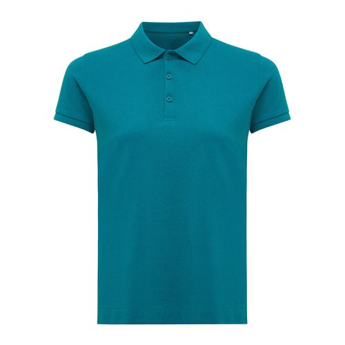 Women's polo shirt recycled cotton - Image 7