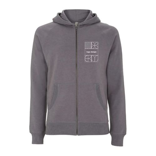 Recycled zip-up hoodie unisex - Image 1