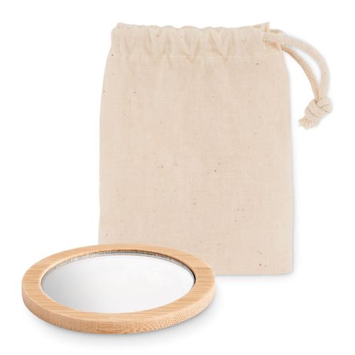 Bamboo compact mirror - Image 2