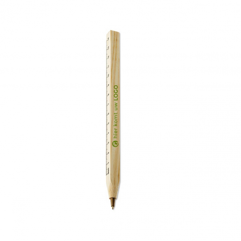 Wooden ruler pen - Greengiving.eu